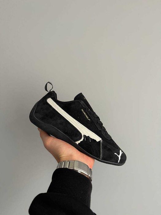 Кросівки Puma Speedcat Suede Balenciaga In Black premium | Кроссовки жіночі