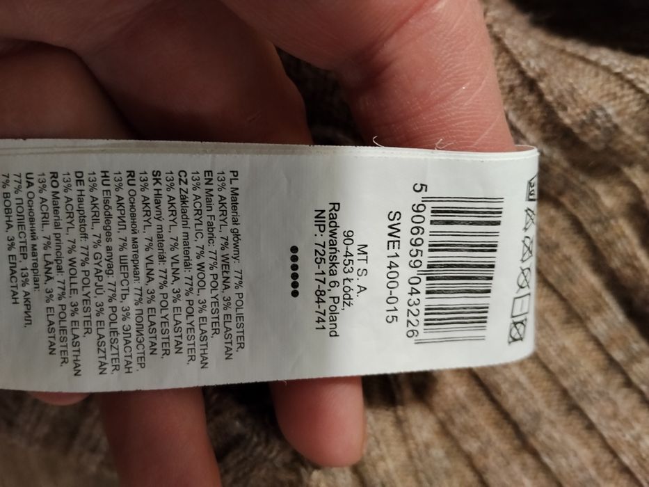 Sweter półgolf Monnari roz S
