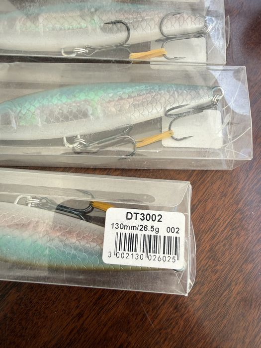 Minnows Iridescentes 3D – Novos e Selados