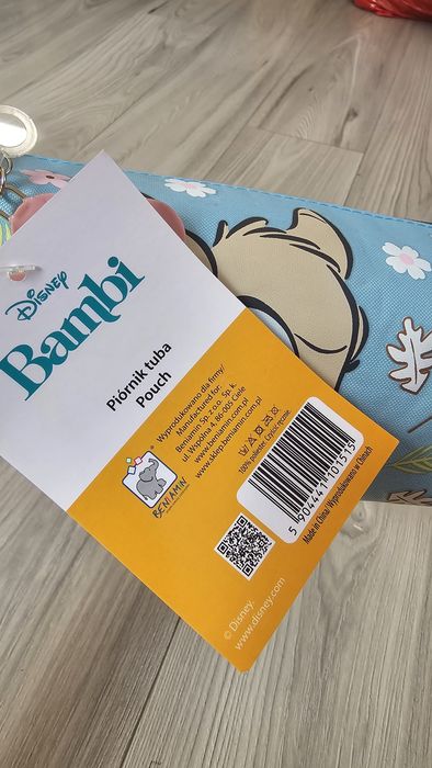 Piórnik Tuba dla dziewczynki do szkoły przedszkola bambi