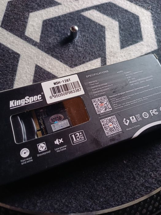 KingSpec dysk twardy m SATA 128GB