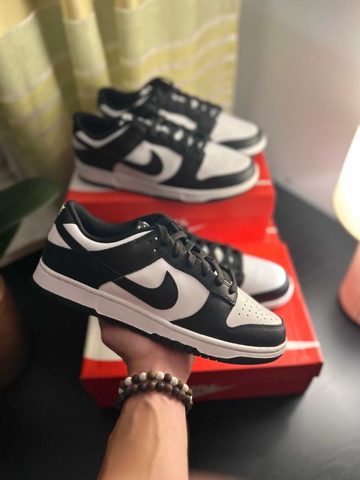 Nike Dunk Low Panda 42,5 Czarno Białe Nowe DS Oryginalne