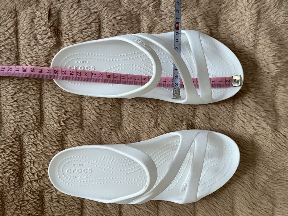Klapki Crocs W 9 wkladka ok.26 cm.