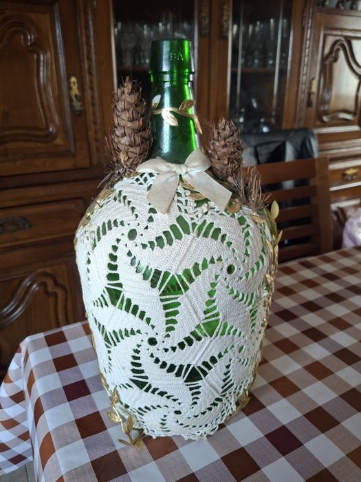 Garrafao de vidro decorativo