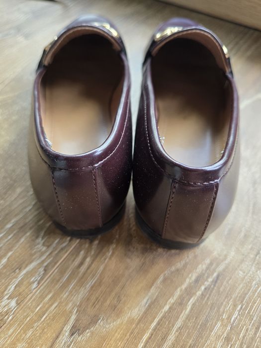 Mokasyny burgundowe rozm 37 H&M
