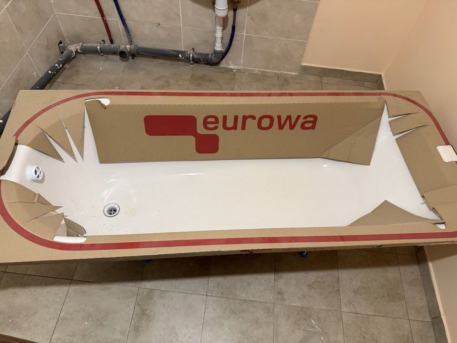 Ванна нова eurowa 170 70 39