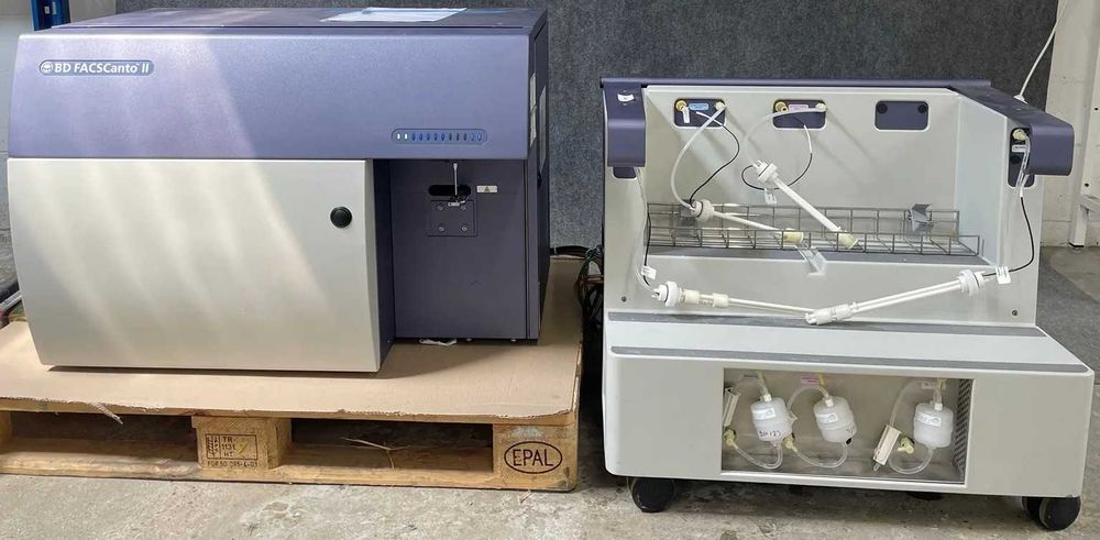 Becton Dickinson FACS Canto II cytometr przepływowy BD FACSCanto 2 pełny system