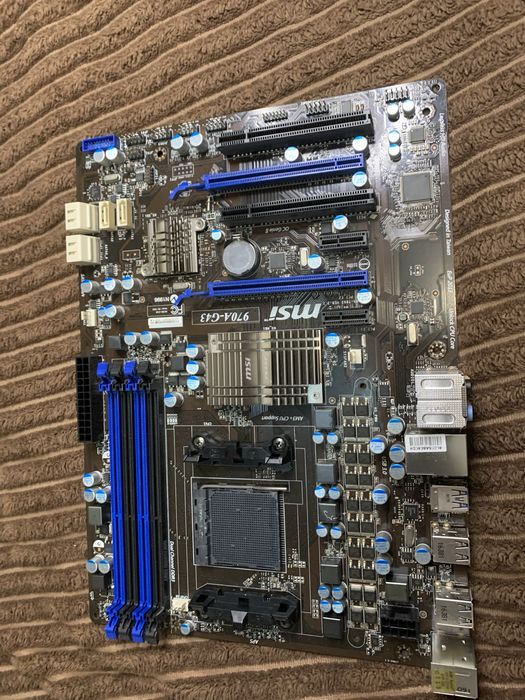 Motherboard for MSI 970A-G43 MS-7693 Socket AM3+ DDR3 AMD 970 Chipset