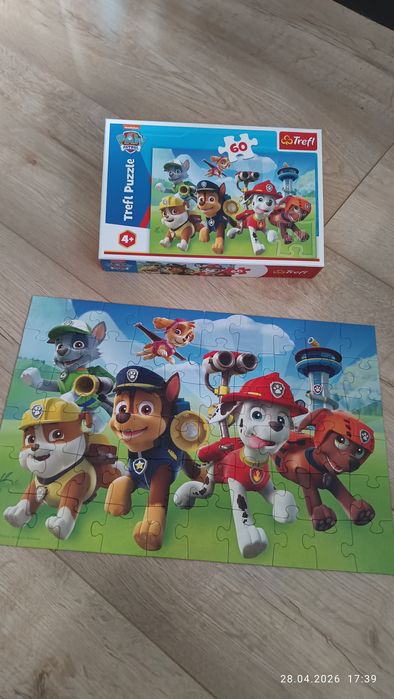 Puzzle plus gra memos Psi Patrol