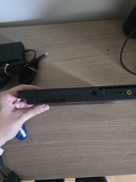 PS2 Slim c/Comando (Não testada)