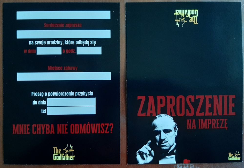 Zaproszenie na urodziny