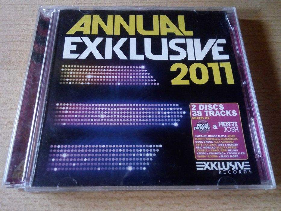 Annual Exklusive 2011 - 2xCD - Avicii Swedish House Mafia Duck Sauce Martin Solveig Pete Tha Zouk Erick Morillo - RARO