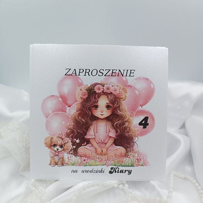 Zaproszenia ślubne , urodzinowe - ławka