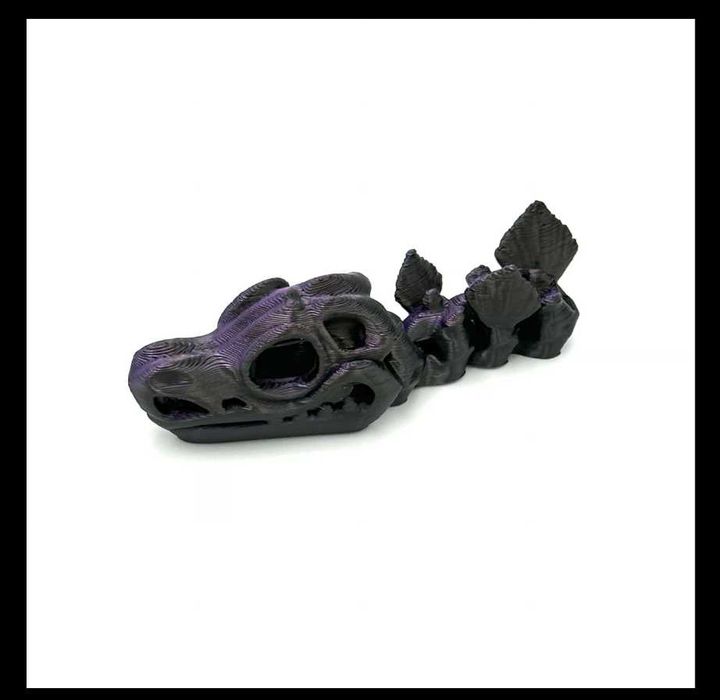 Flexi czaszka T-rex Mistyczny fiolet