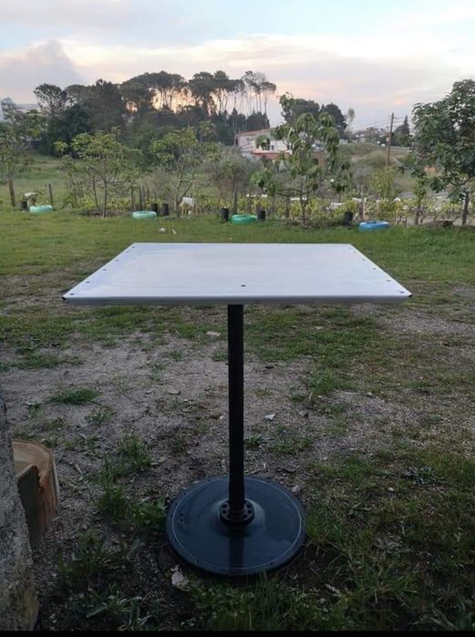 Mesa tampo alumínio