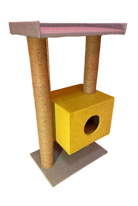 Duży drapak, wysoki, ręcznie robiony