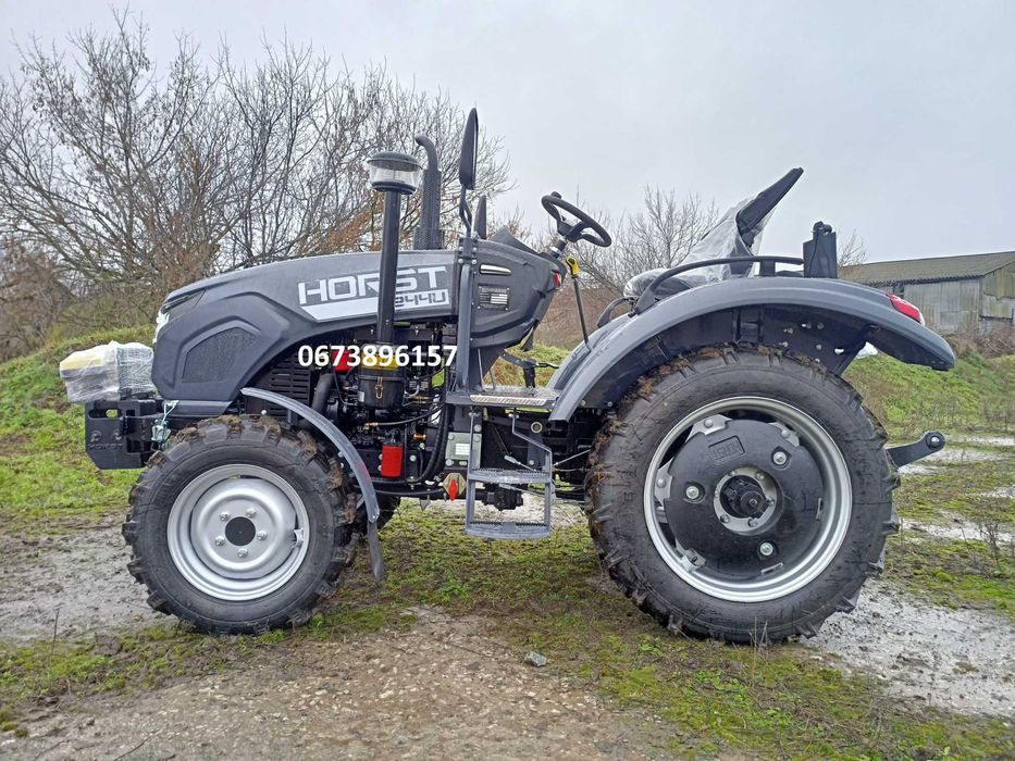 Мінітрактор HORST G 244 U (24 к.с., 4х4, ГУР) двигун КМ385ВТ, КПП (4+1)х2, 2 гідроциліндри, шини 6.5-16/9.5-24, Безкоштовна доставка Кредитуємо!