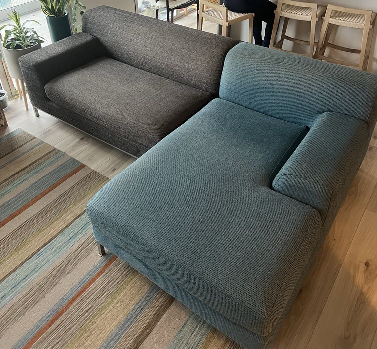 Sofá Ikea com chaise long 3 a 4 lugares