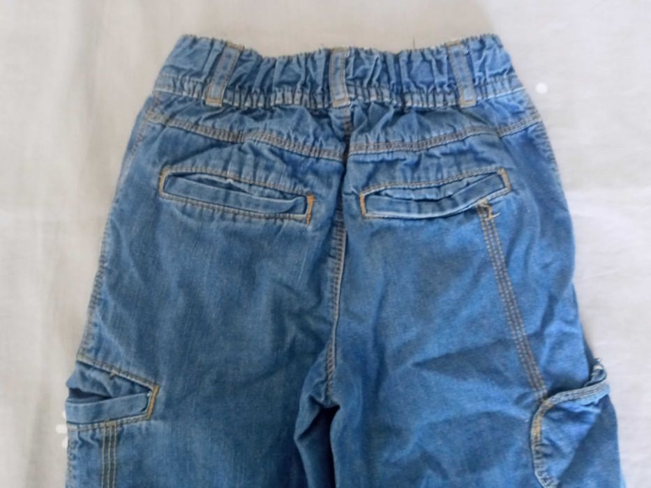 Spodnie jeansowe dziewczęce, rozmiar 110