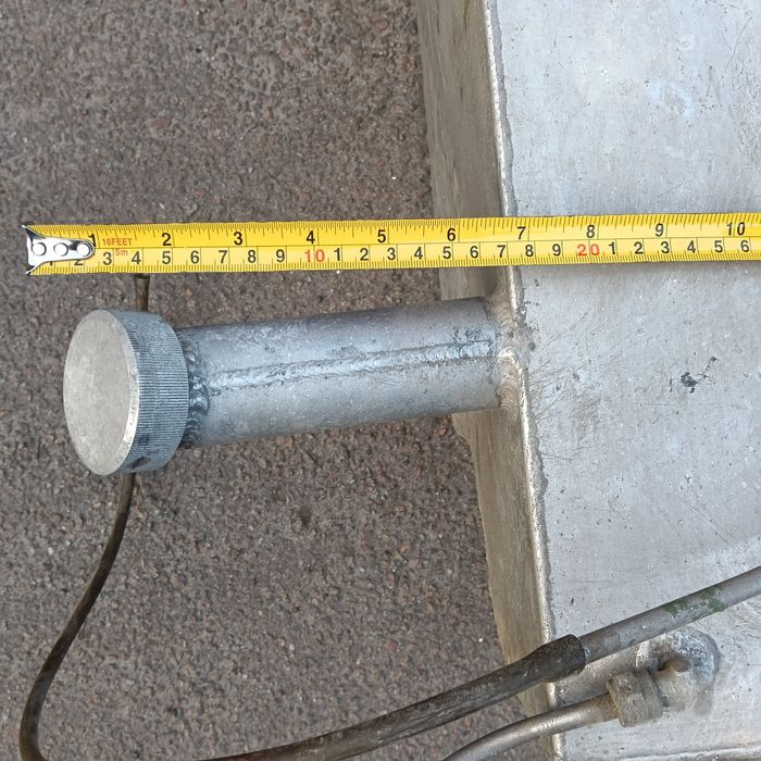 Титановый бак - бензин, ДТ