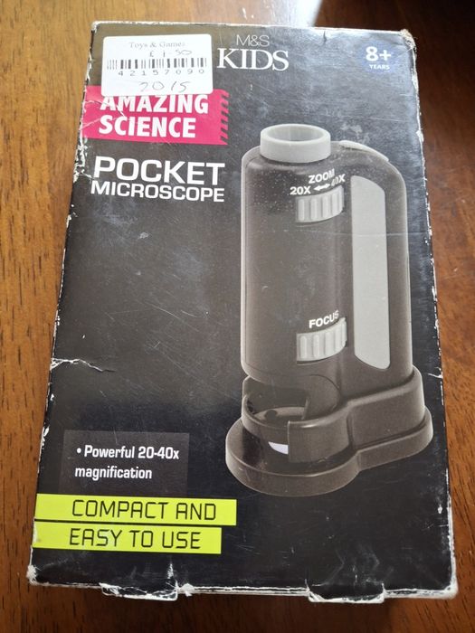 Мікроскоп, потрібні батарейки