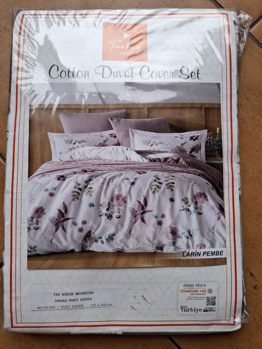 Poszewka na kołdrę Colorful Cotton Larin Pembe 135x200cm