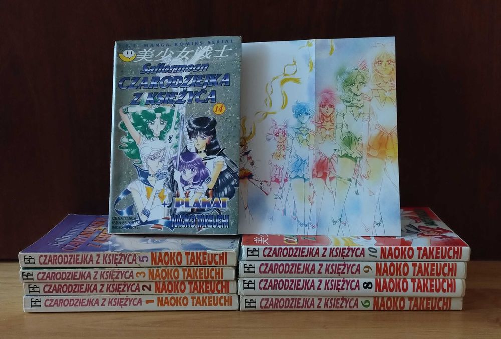 Manga Sailor Moon / Czarodziejka z Księżyca  (Tomy: 1-3, 5-6.]