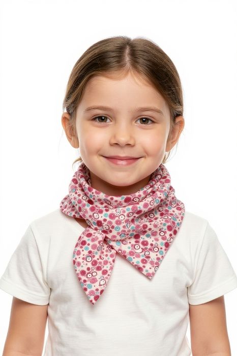 Chusta pod szyje dziecięca chustka 50×50 cm, 100% bawełna
