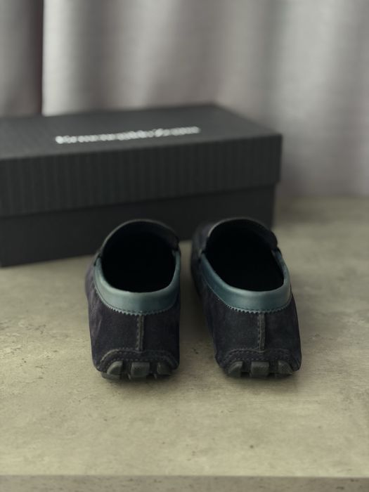 Замшевые мокасины ErmenegildoZegna