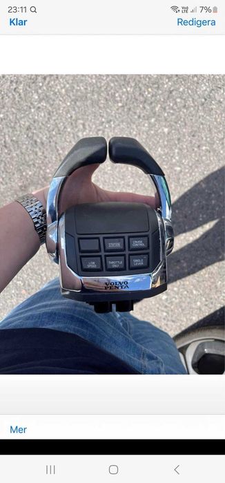 Volvo penta IPS manetka dual, gaz