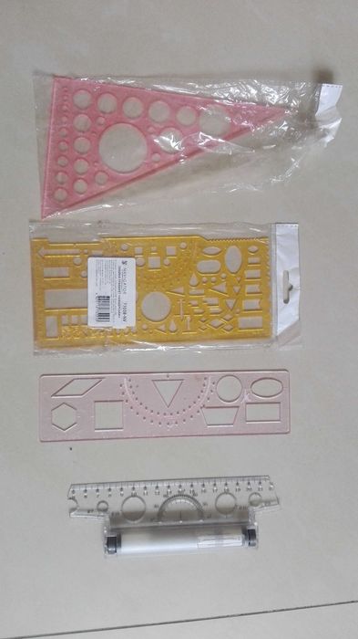 Линейка Угольник Транспортир Офицерская