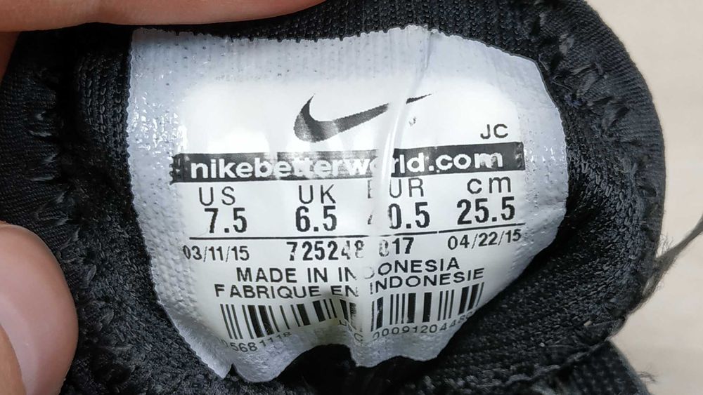 Футбольні кросівки футзалки бампи Nike Mercurial оригінал, розмір 40.5