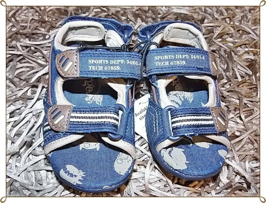 GEORGE NOWE extra SANDAŁY beż UK 6 r. 23 w 14 cm LATO