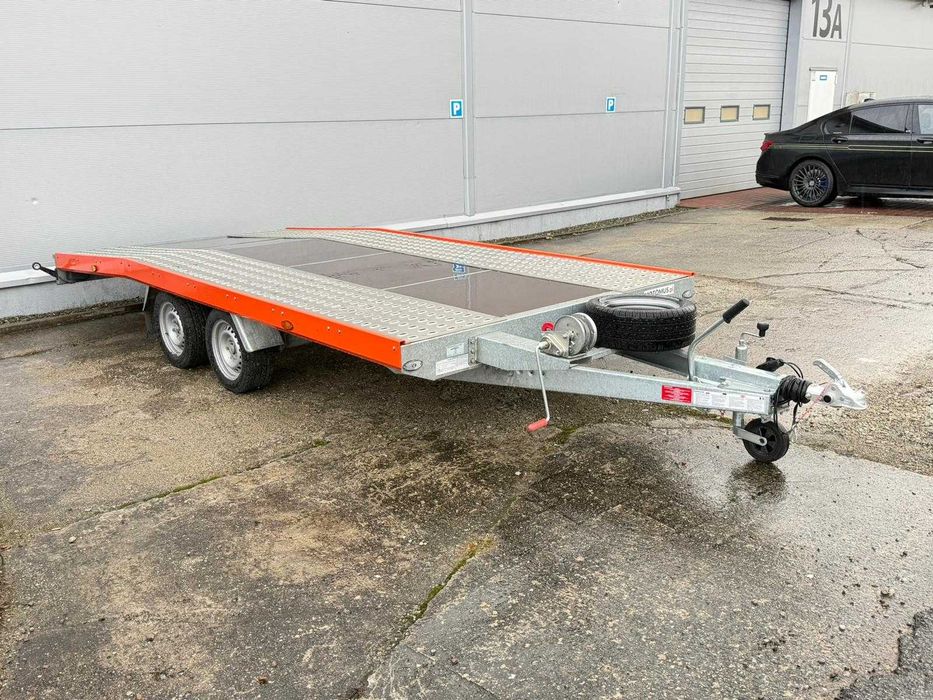 Przyczepa ciężarowa laweta JUPITER NB 4,5x2,1 IDEALNY STAN