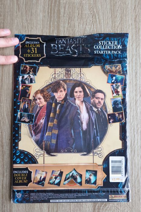 Альбом журнал для наклеек Гарри Поттер / Фантастические твари Panini