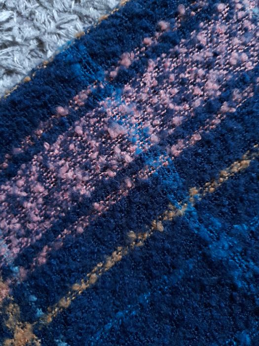 Granatowa chusta szalik na jesień zimę