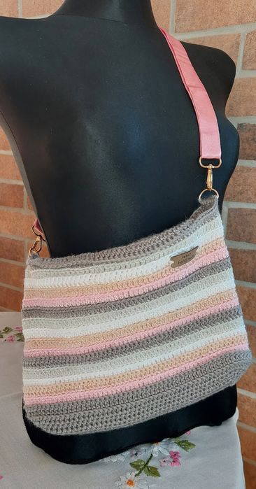 Torebka szydełkowa handmade
