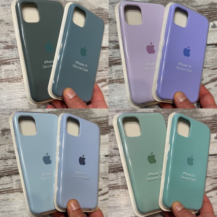 Айфон 11 silicon case чехол iphone 11 силиконовый soft touch микрофиб