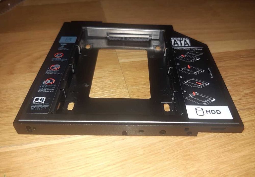 Ramka montażowa adapter Gembird MF-95-01 5,25'' na 2,5'' slim 9,5mm