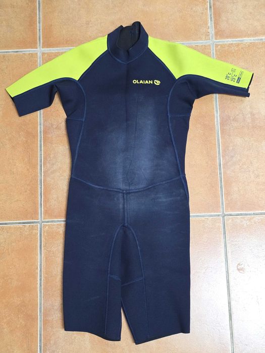 Fato Shorty Criança 12 anos Neoprene 1,5mm