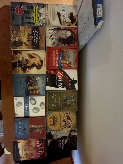 Conjunto de vários livros - romances e filosofia