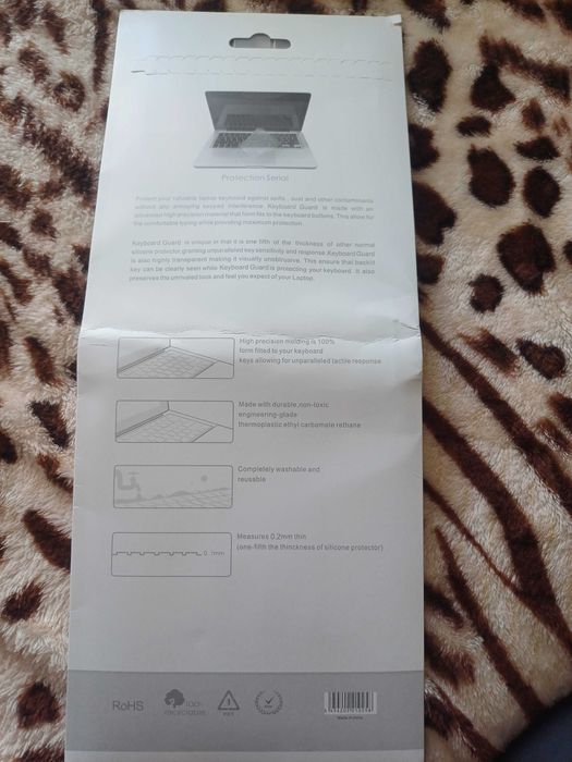 Protecção para teclado