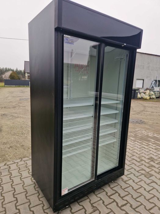 Witryna chłodnicza 1300 l. Black-Regał,chłodnia-Kwiaty