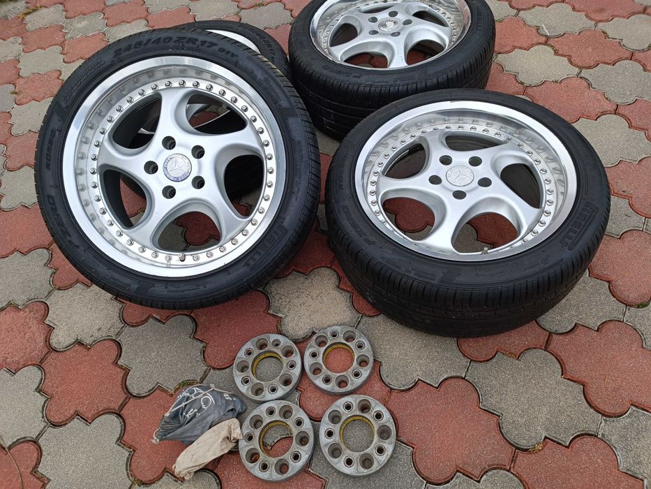 ARTEC PZ TURBO 17'' 5x112 8,5j ET54 + dystanse 30mm, BBS OZ Custom