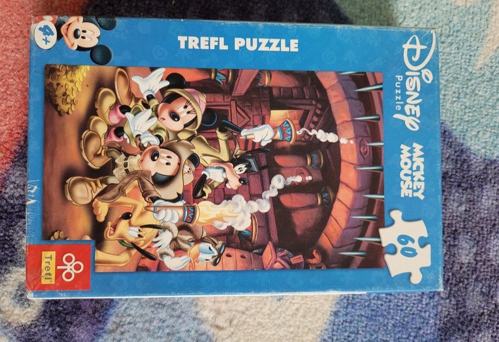 Puzzle Kubuś Puchatek i Myszka Miki