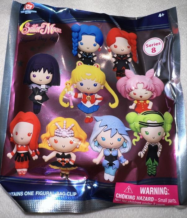 Figurka breloczek Hotaru Tomoe Sailor Moon 3D Foam Bag Clip, series 8