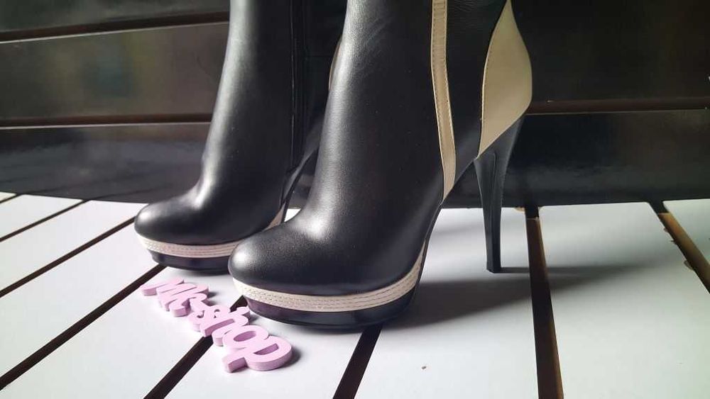 Зимние сапоги Blue Tempt , натуральная кожа.