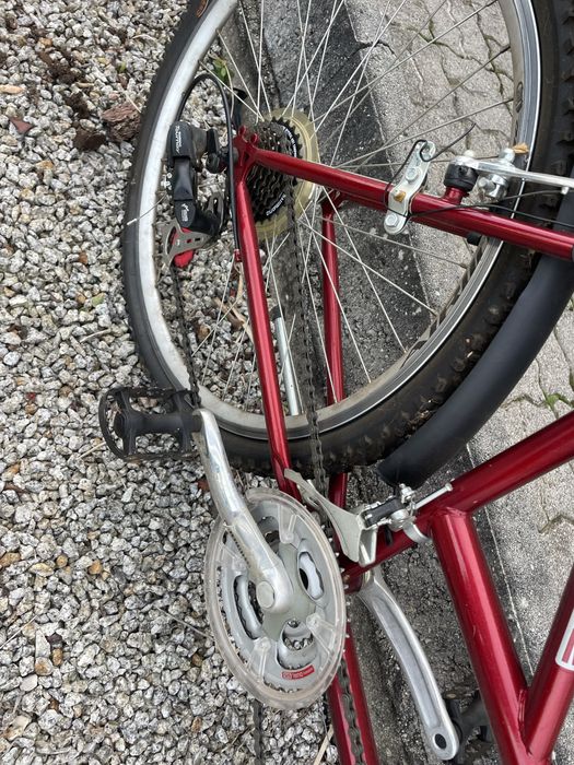 Bicileta dupla vermelha Granit