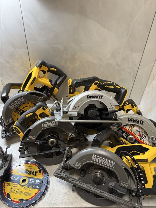 DeWALT 165/184mm 20/60Vmax дискові пили DCS565/570/573/577/578 США