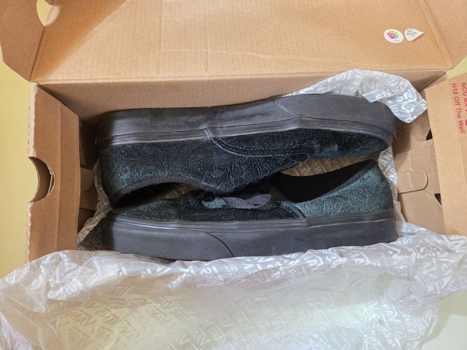 Vans Authentic (Velvet Jungle Green/Black) — розмір 38.5